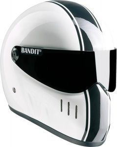 Bandit XXR Motorcycle Helmet - Classic White